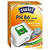 Swirl MicroPor Plus Staubsaugerbeutel PH 86 (4 Stk., Passend für: Philips Staubsauger)