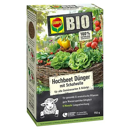 Compo  Bio-Schafwolldünger Hochbeet