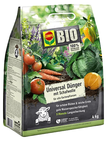 Compo Bio-Schafwolldnger Universal - 4 kg, Gartenpflanzen online kaufen  bei BAUHAUS