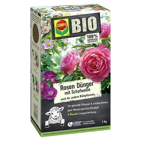 Compo  Bio-Schafwolldünger Rosen