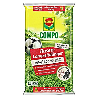 Compo Langzeitdünger Rasendünger (20 kg, Max. Anwendungsfläche: 500 m²)