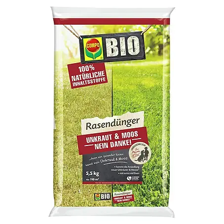 Compo  Bio-Rasendünger Unkraut & Moos Nein Danke!
