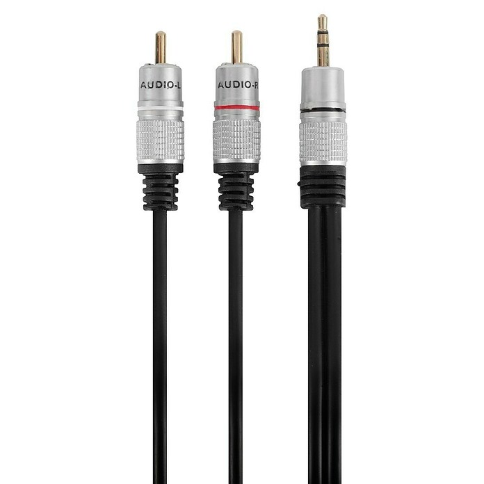 Q-Link Audiokabel Cinch connector (2 x cinchconnector, 1 x jackplug 3,5 mm) | BAUHAUS