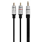 Q-Link Audiokabel Cinch connector (2 x cinchconnector, 1 x jackplug 3,5 mm) | BAUHAUS