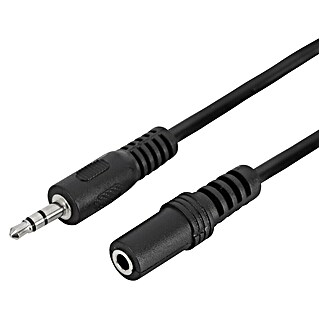 Q-Link Audioverlengkabel (Klink 3,5 mm, jackplug 3,5 mm, 2,5 m)