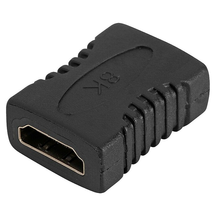 Q-Link HDMI-adapter Recht (Zwart, 2 HDMI-aansluitingen) | BAUHAUS