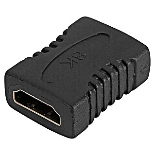 Q-Link HDMI-adapter Recht (Zwart, 2 HDMI-aansluitingen)