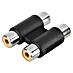 Q-Link Audio-adapter 2x RCA - 2x RCA 