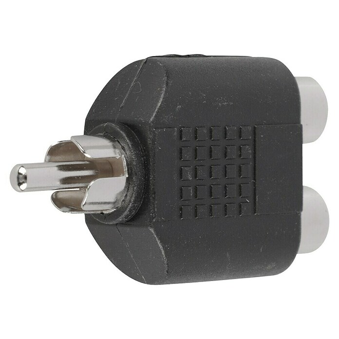 Q-Link Audio-adapter Splitter (2 x cinchconnector, 1 x cinchstekker) | BAUHAUS