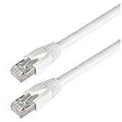 Q-Link Netwerkkabel CAT 7 en 2 x RJ45 (Wit, Tot 10 Gbit/s, 1,5 m) | BAUHAUS