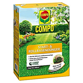 Compo Langzeitdünger Start- & Rollrasen (3 kg, Max. Anwendungsfläche: 100 m²)