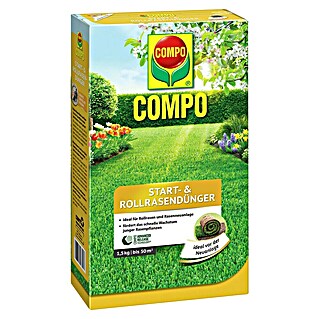 Compo Langzeitdünger Start- & Rollrasen (1,5 kg, Max. Anwendungsfläche: 50 m²)
