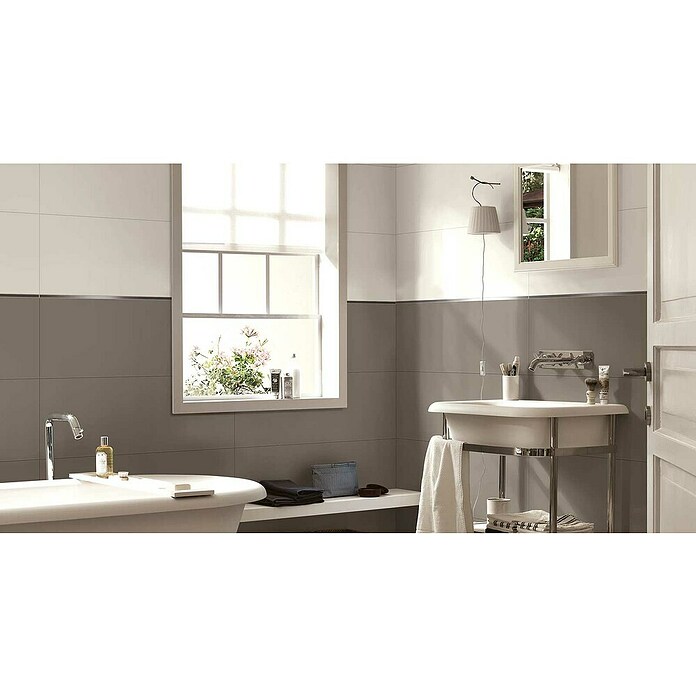 Marazzi Stenska ploščica Tempera Crema  (90 x 30 cm, Mat) | Stenske ploščice | Ploščice | Izdelki | BAUHAUS