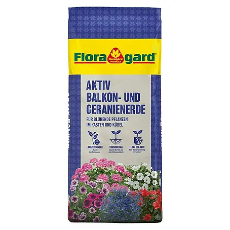 Floragard  Balkon- & Geranienerde Aktiv