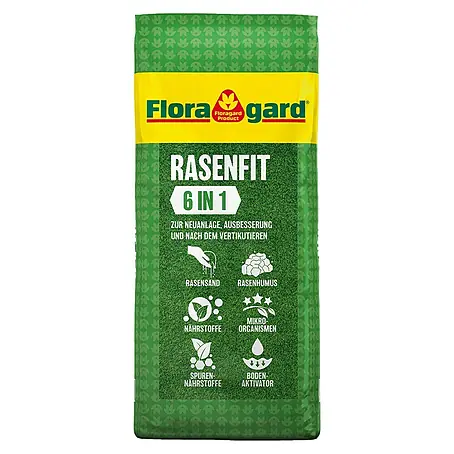 Floragard  Rasenerde Rasen-Fit 6 in 1