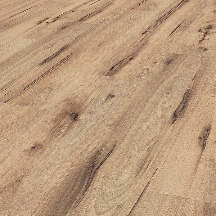 LOGOCLIC Family Laminat bukev Varese  (Rustikalen videz, 1.288 x 195 x 7 mm) | 5137 - Logoclic Family | GCDA - Laminatboden | GCD - Wand Boden Decke Leisten | GC - Wand Boden Decke Leisten | G - Holz/Bauelem | BAUHAUS