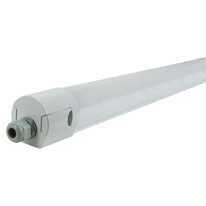E2 elektro LED-Feuchtraumlichtleiste Pro - L x B x H: 62 x 6 x 6 cm, Lichtfarbe: Neutralweiß, 18 W, IP65 - LED-Feuchtraumleuchte für den Innen- und Außenbereich. Robuste Bauweise und energiesparende LED-Technologie für zuverlässige Beleuchtung.