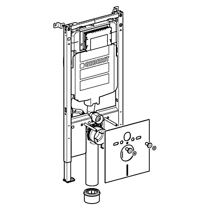 Geberit Duofix Inbouwreservoir UP720 Sigma (2 spoelstanden, l x b x h ...