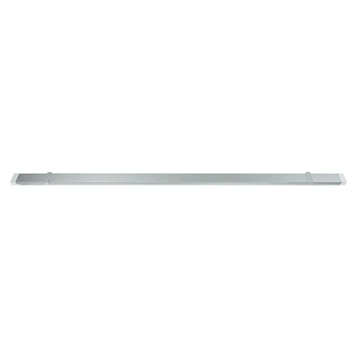 E2 elektro LED-Lichtleiste Plan - L x B x H: 90 x 3,2 x 1,4 cm, Lichtfarbe: Warmweiß, 15 W, 220 V - 240 V - Eine Nahaufnahme einer eleganten, weißen Jalousie, die ein minimalistisches Design und hochwertige Verarbeitung zeigt. Ideal für moderne Wohnräume.