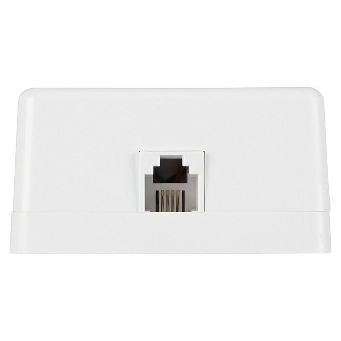 Q-Link Telefooncontactdoos (Kunststof, Wit) | BAUHAUS