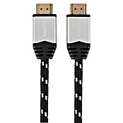 Q-Link HDMI-kabel (Zilver / Zwart, 18 Gbit/s, 3 m) | BAUHAUS