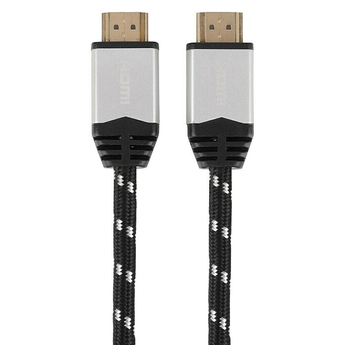 Q-Link HDMI-kabel (Zilver / Zwart, 18 Gbit/s, 10 m) | BAUHAUS