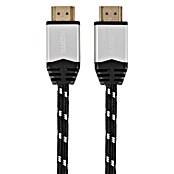 Q-Link HDMI-kabel (Zilver / Zwart, 18 Gbit/s, 10 m) | BAUHAUS