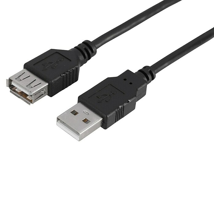 Q-Link USB-verlengkabel (Zwart, 5 m) | BAUHAUS