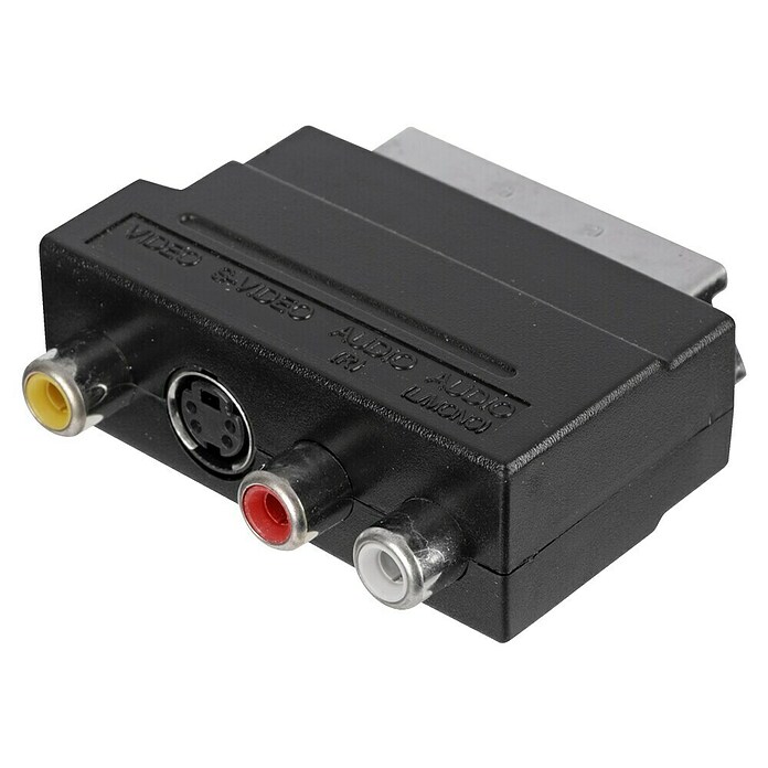 Q-Link Audio-adapter (1 x scartstekker, 3 x cinchconnector) | BAUHAUS