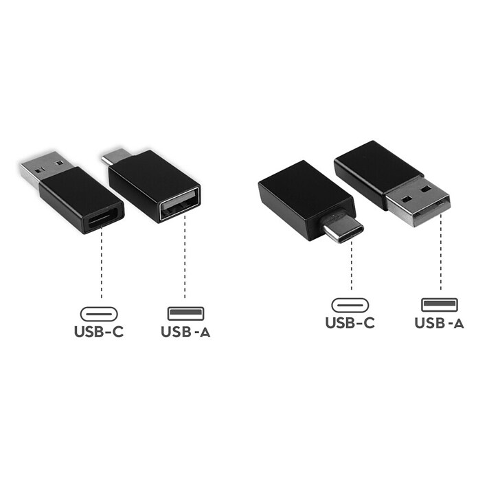 Q-Link USB-adapter (Zwart, USB A-stekker) | BAUHAUS