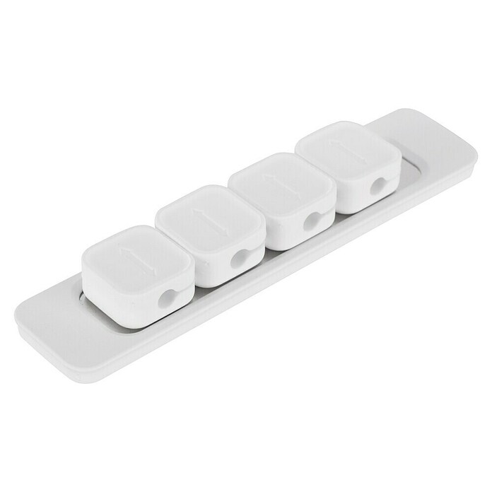Q-Link Kabelclips 4-voudig (Totaal aantal stuks: 4 st., Wit) | BAUHAUS
