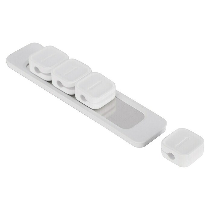 Q-Link Kabelclips 4-voudig (Totaal aantal stuks: 4 st., Wit) | BAUHAUS