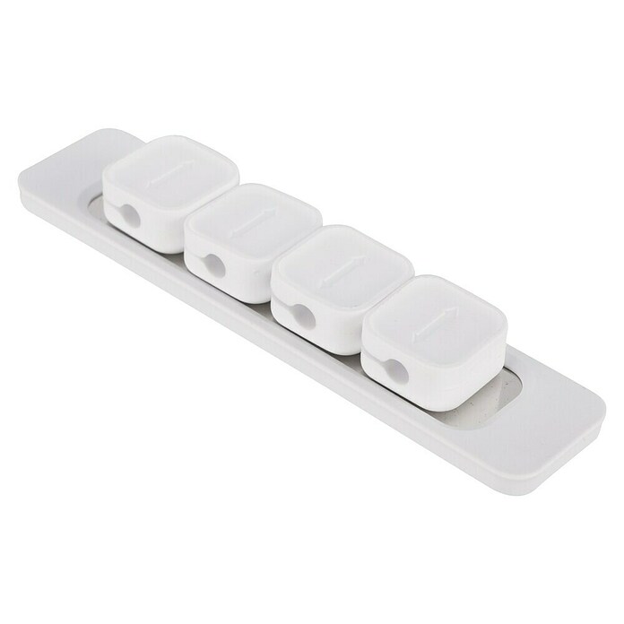 Q-Link Kabelclips 4-voudig (Totaal aantal stuks: 4 st., Wit) | BAUHAUS