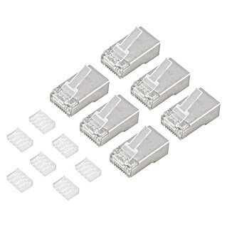Q-Link Netwerkstekker (RJ45-stekker, Transparant, 6 st.)