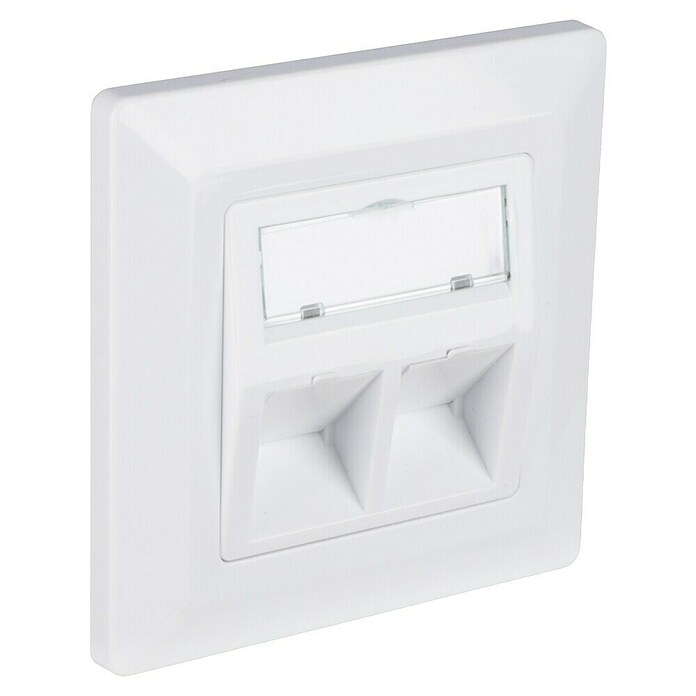 Q-Link Netwerkcontactdoos 2-voudig (CAT7, Inbouw) | BAUHAUS