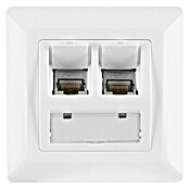 Q-Link Netwerkcontactdoos 2-voudig (CAT7, Inbouw) | BAUHAUS