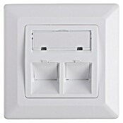 Q-Link Netwerkcontactdoos 2-voudig (CAT7, Inbouw) | BAUHAUS