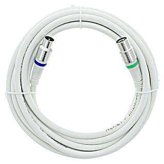 Q-Link Coaxkabel (Wit, 5 m)