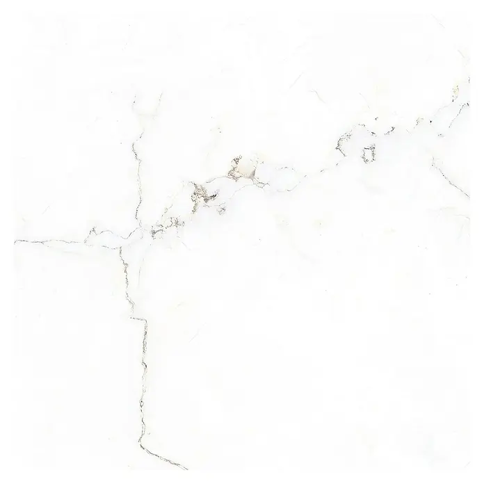 Wetwall Wandpaneel Alloy - 60 x 244 cm, Bianco Venato - Nahaufnahme einer weißen Marmorfliese mit subtilen grauen Adern, ideal für moderne Innenräume.