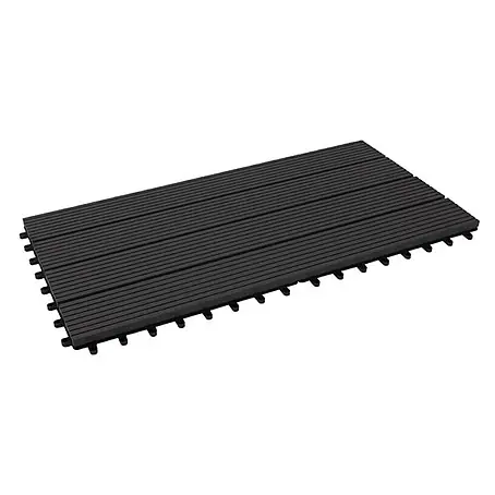 Floordirekt  Klickfliese WPC Royal 30 x 60 cm Anthrazit