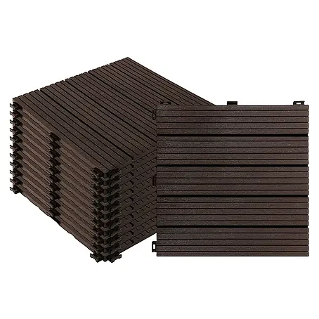 Floordirekt  Klickfliese Claire 30 x 30 cm Braun 11er-Set