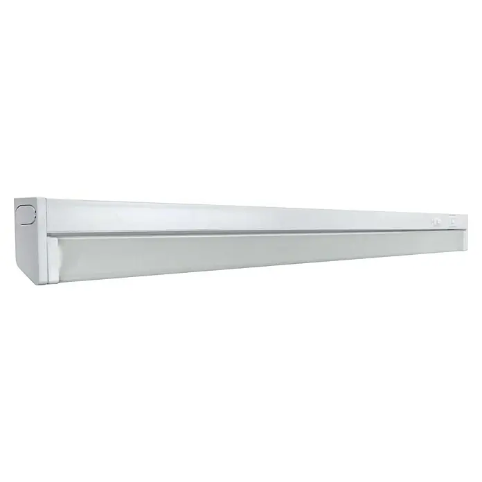 E2 elektro LED-Lichtleiste Swing M - L x B x H: 856 x 24 x 61 mm, Schwenkbar, 12 W, 1 Stk., 12 W - Weißes LED-Flächenlicht mit länglicher Form, ideal für Büros oder Küchen. Helle Ausleuchtung und modernes Design zeichnen diese Leuchte aus.