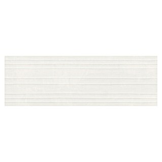Marazzi Stenska ploščica Now Bianco Structure Rigo (76 x 25 cm, Bela, Svileni mat)