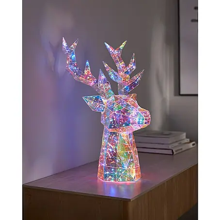 Tween Light  LED-Dekoleuchte Rentier irisierend