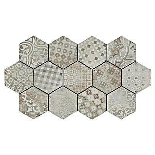 Marazzi Porculanska pločica Rewind Decoro Hexagon (18,2 x 21 cm, Mat)