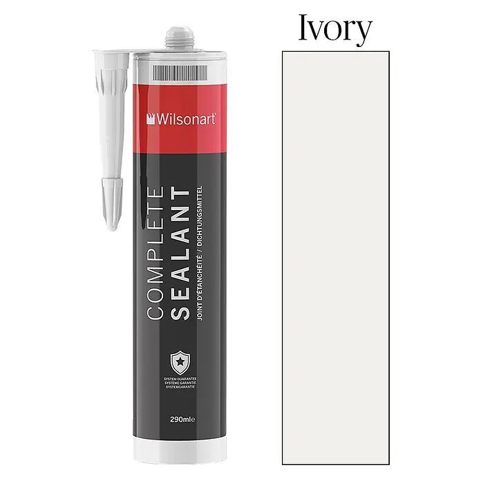 Dichtmasse Wilsonart Complete Sealant - 290 ml, Ivory - Produktbild von Wilsonart Complete Sealant in Elfenbein, einer hochwertigen Dichtmasse für verschiedene Anwendungen.