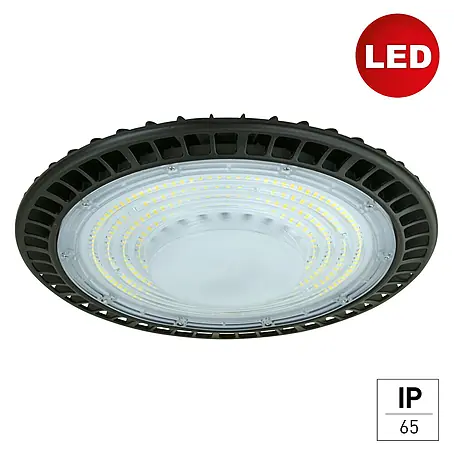 E2 elektro  LED-Einbauleuchte rund Slim Hallenleuchte