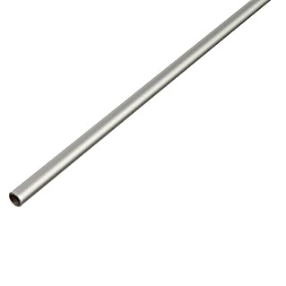 Stabilit Tubo redondo (Ø x L: 30 x 1.000 mm, Aluminio, Acero gris, Anodizado)