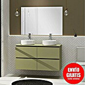 Artysan Conjunto de mueble de baño Harmony Top (Ancho: 120 cm, Verde cactus, 3 pzs.) | BAUHAUS