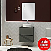 Artysan Conjunto de mueble de baño Harmony Top (Ancho: 60 cm, Gris oscuro, 3 pzs.) | BAUHAUS